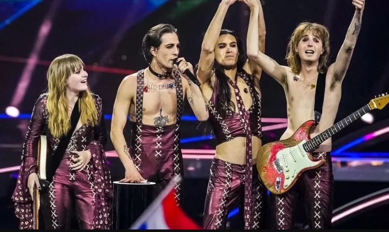 I Maneskin Vincono L Eurovision Song Contest 2021 News Pescara Night