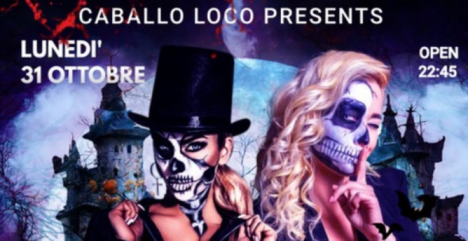 Caballo Loco, per Halloween '22 ben tre party: 29/10 '70 '80 Disco Party benefico, 29/10 Halloween Night con live music e dj s