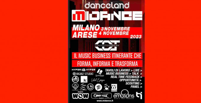 Midance e Convention Deejay 2023, il 3 e 4 novembre ’23 a Milano e ad Arese