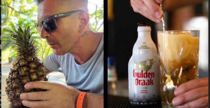 Birra, anche nei cocktail... grazie a Gulden Draak e alla creatività di Michele Piagno