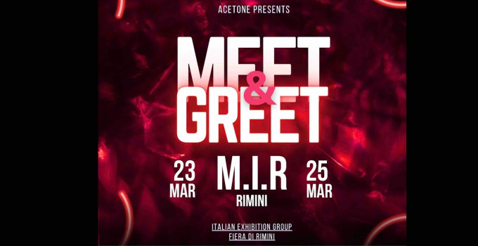 Acetone goes to MIR Rimini: dal 23 al 25 marzo ’25